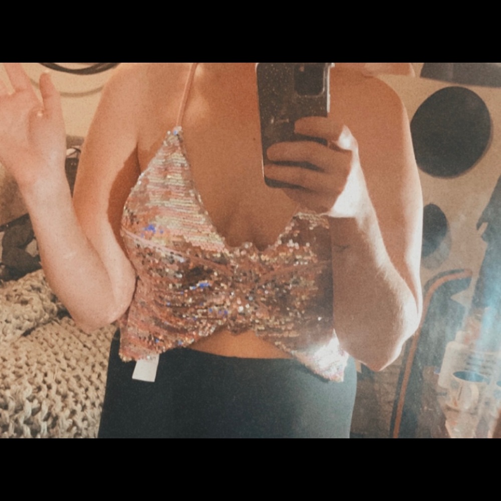 Sequin top